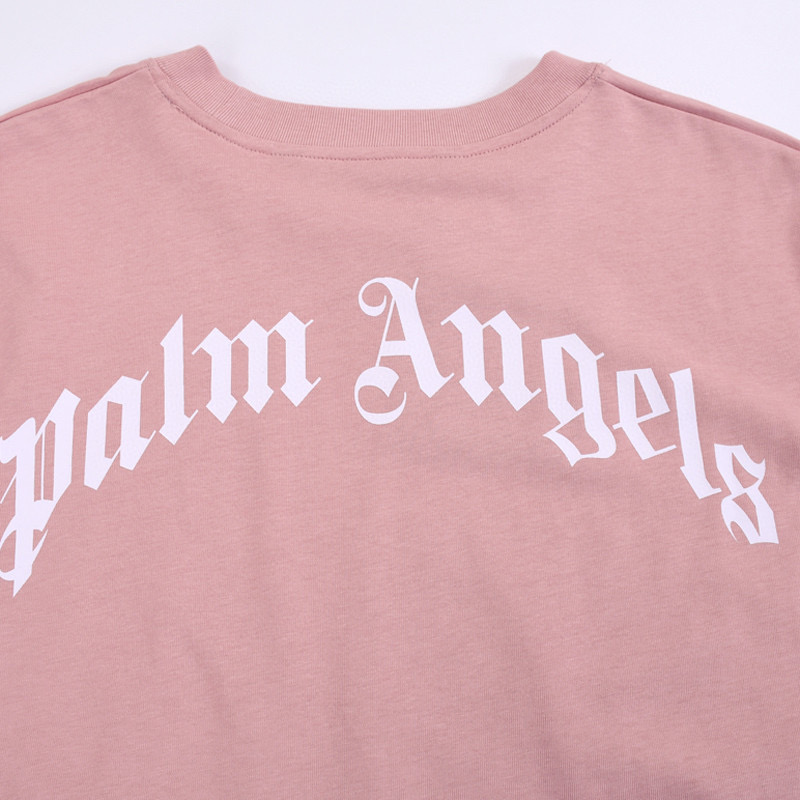 ÁO PALM ANGELS TEDDY LOGO T SHIRT PINK
