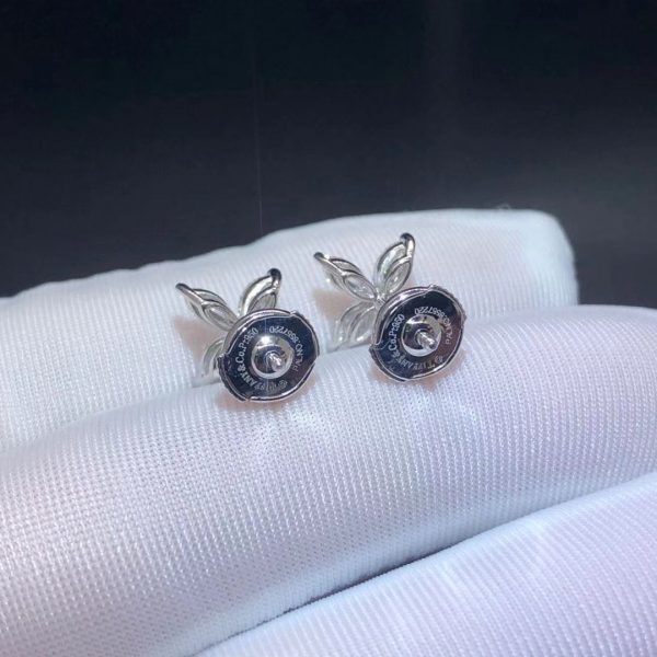 Bông tai Tiffany & Co Victoria Bạch Kim cương Marquise mẫu lớn