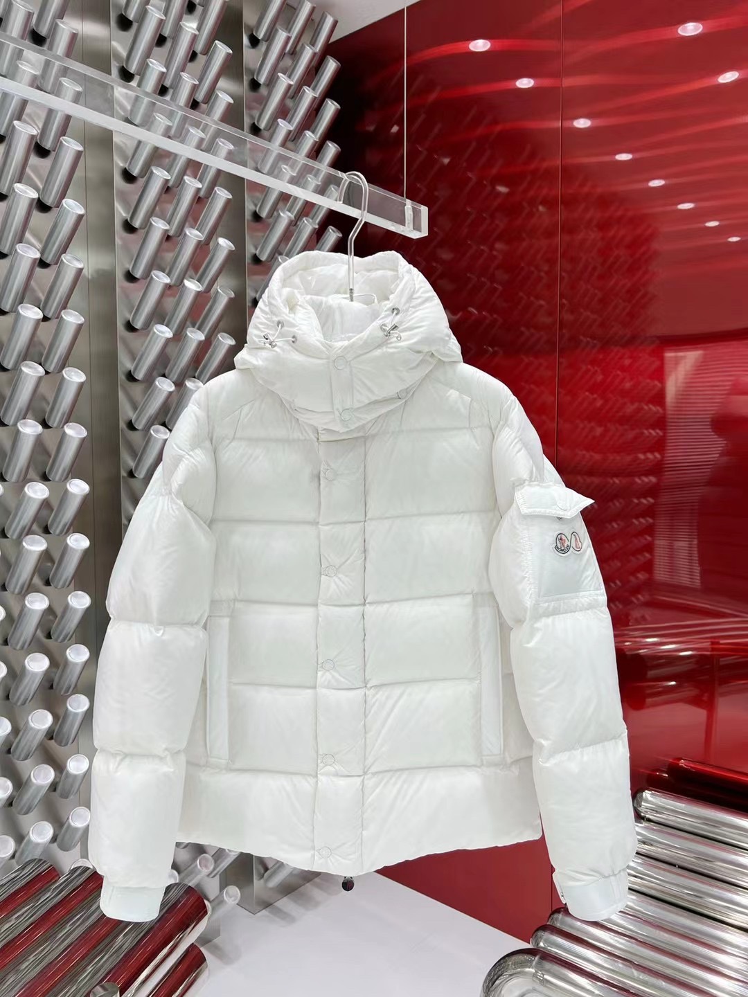 ÁO MONCLER WINTER WHITE DOWN JACKET