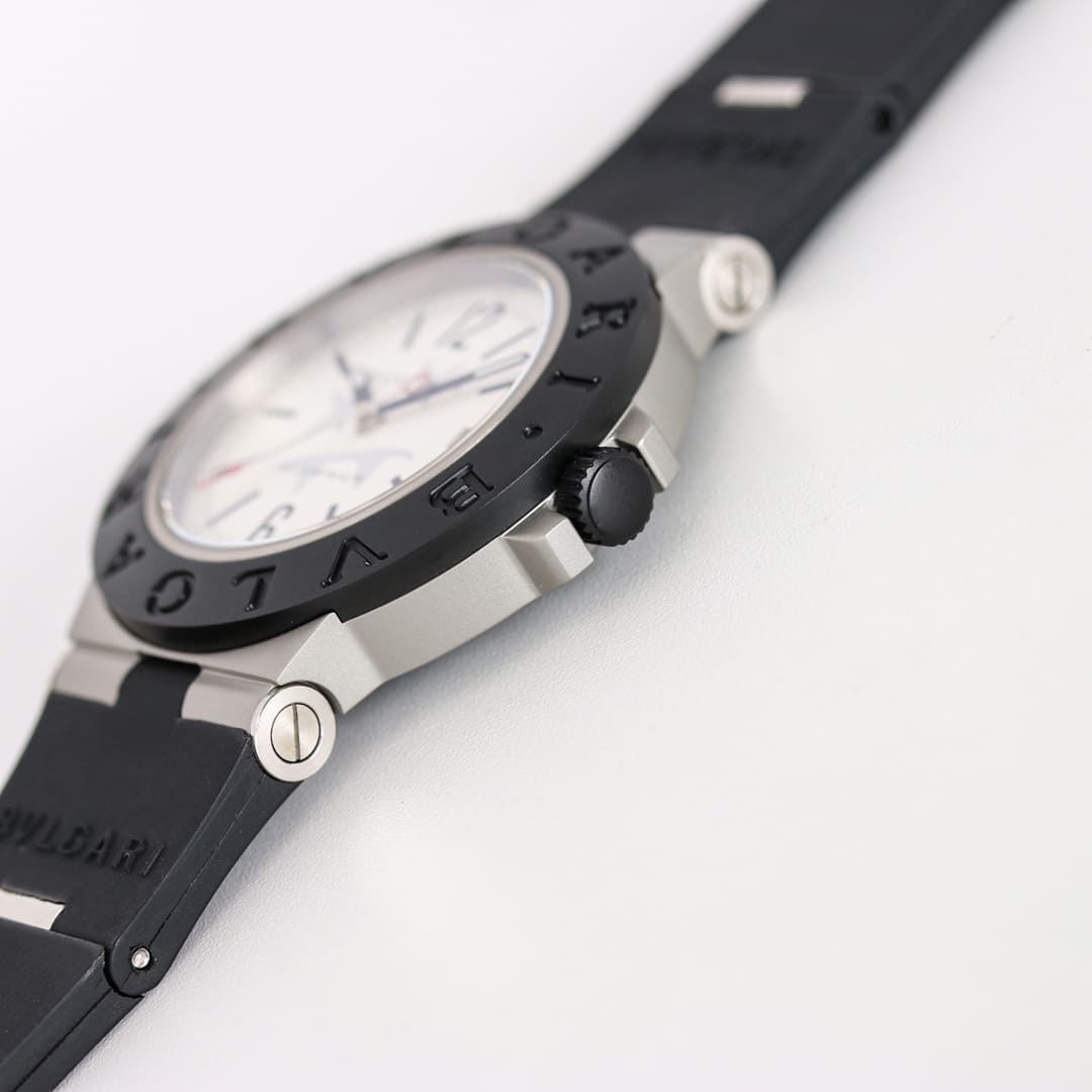 Đồng hồ BVLGARI Aluminium Automatic mặt số màu trắng