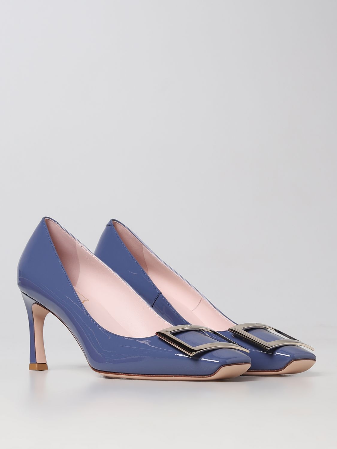 GIÀY ROGER VIVIER Blue high heel shoes