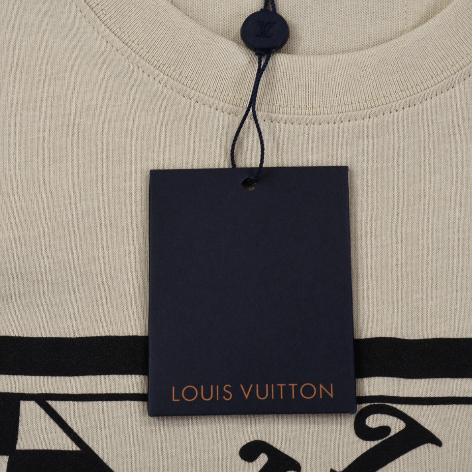 ÁO LOUIS VUITTON KEY TAG T SHIRT BEIGE