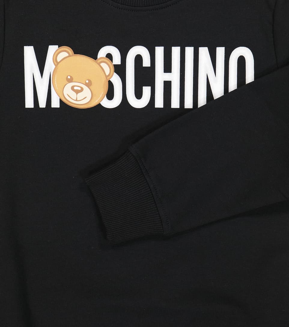 ÁO MOSCHINO KIDS Logo printed sweatshirt 9 -12 years