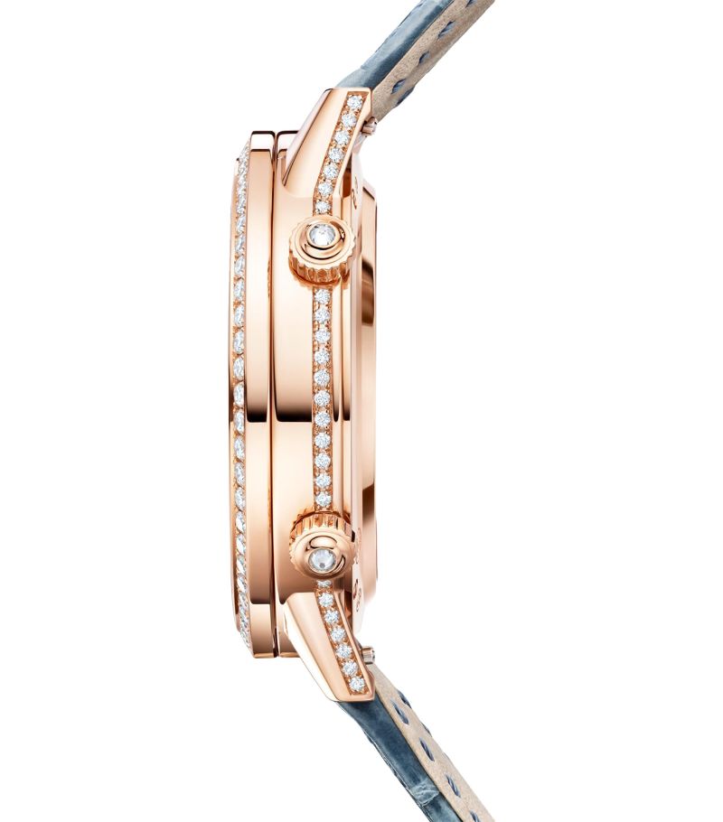 Đồng hồ JAEGER-LECOULTRE  Rose Gold Rendez-Vous Moon Watch 36mm mặt số màu xanh
