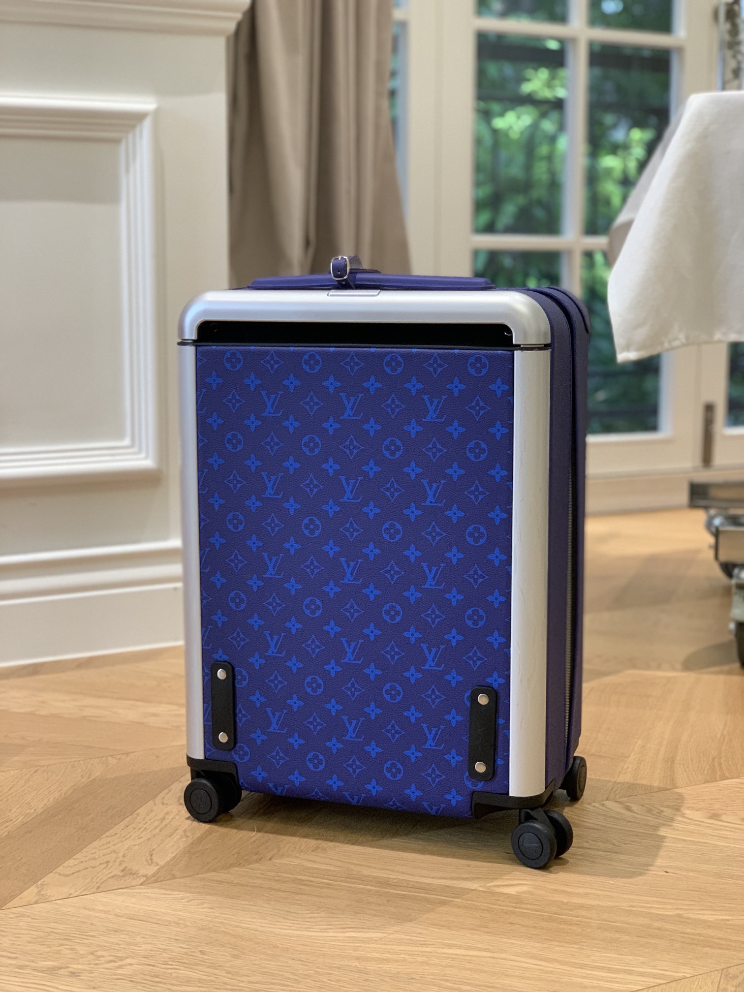 VALI LOUIS VUITTON HORIZON 55 DAMIER MONOGRAM BLUE