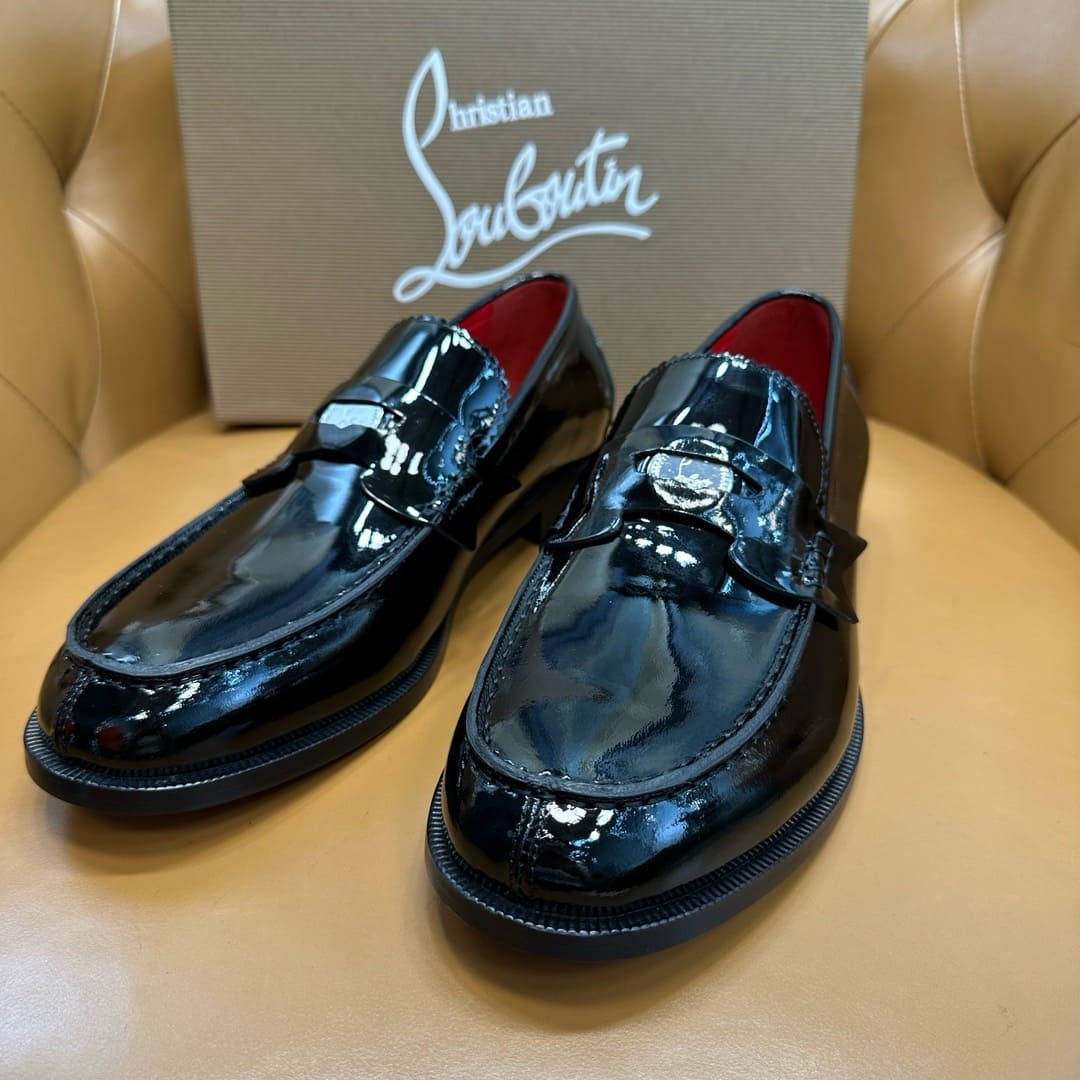 GIÀY CHRISTIAN LOUBOUTIN LOAFER HIGH TOP QUALITY SHOES AAA