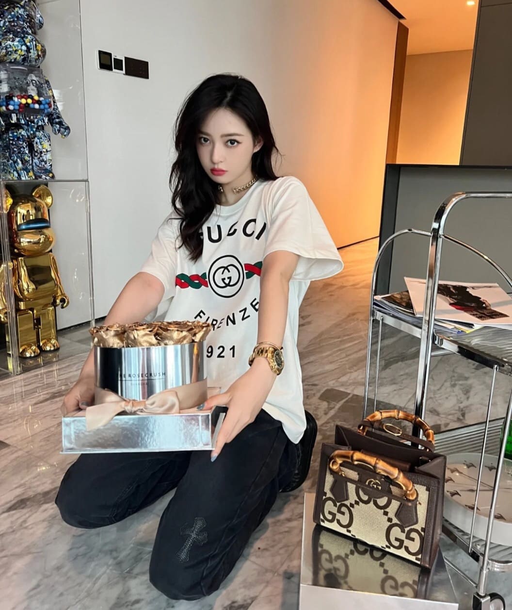 ÁO GUCCI GG T SHIRT MÀU TRẮNG UNISEX