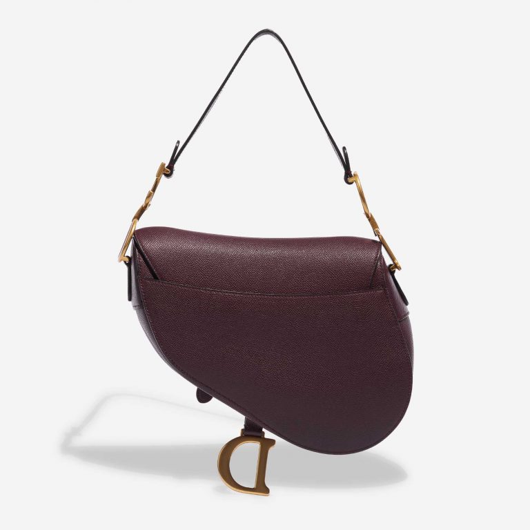 TÚI Dior Saddle Medium Calf Bordeaux