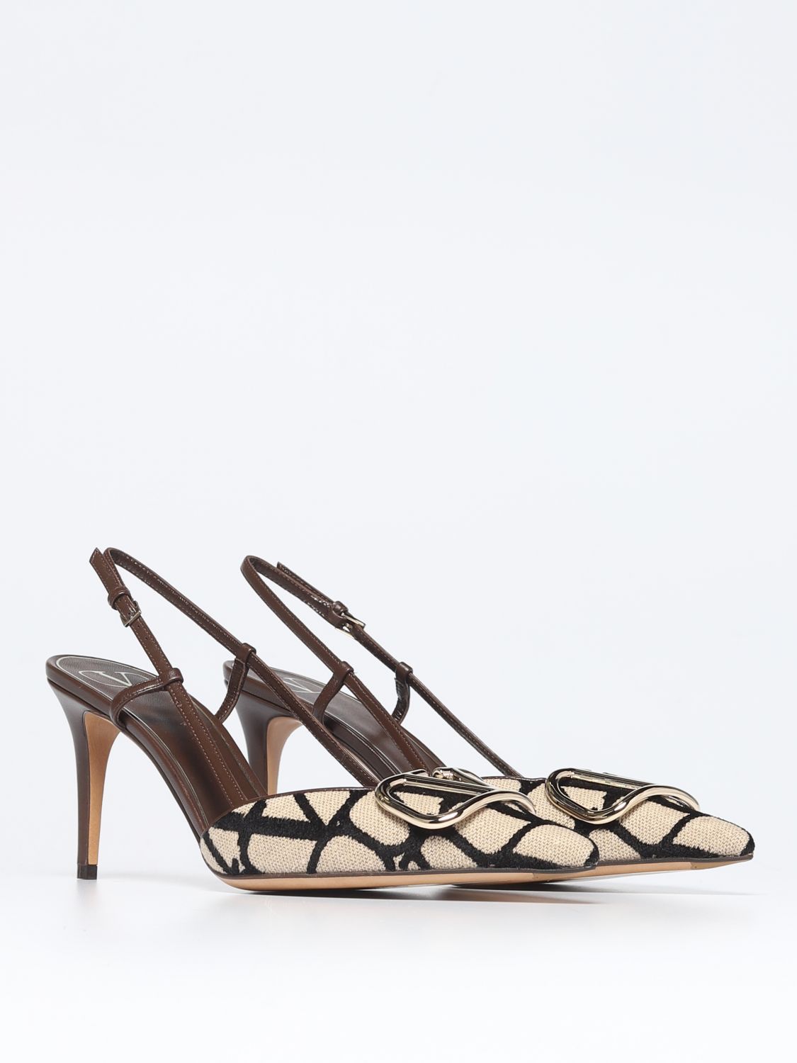 GIÀY VALENTINO GARAVANI Brown high heel