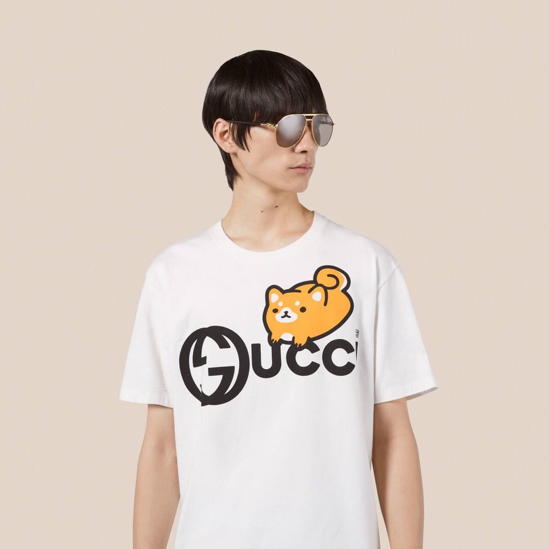 ÁO GUCCI GG POLO SHIRT MÀU TRẮNG UNISEX