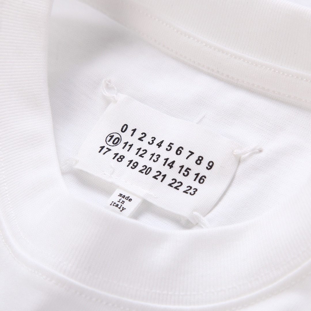 ÁO Maison Margiela print cotton jersey T-shirt