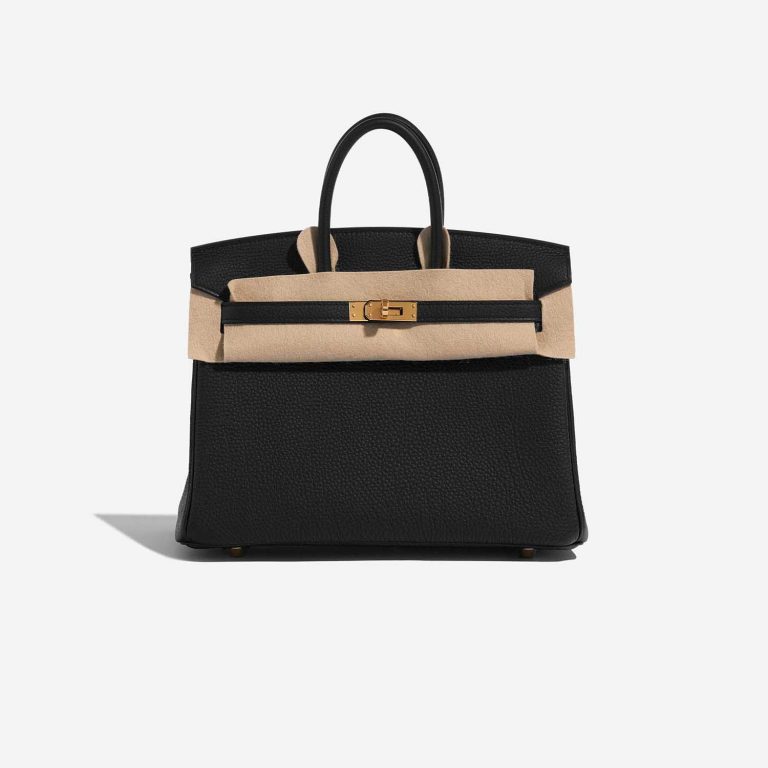 TÚI Hermès Birkin 25 Togo Black Gold Buckle khóa vàng