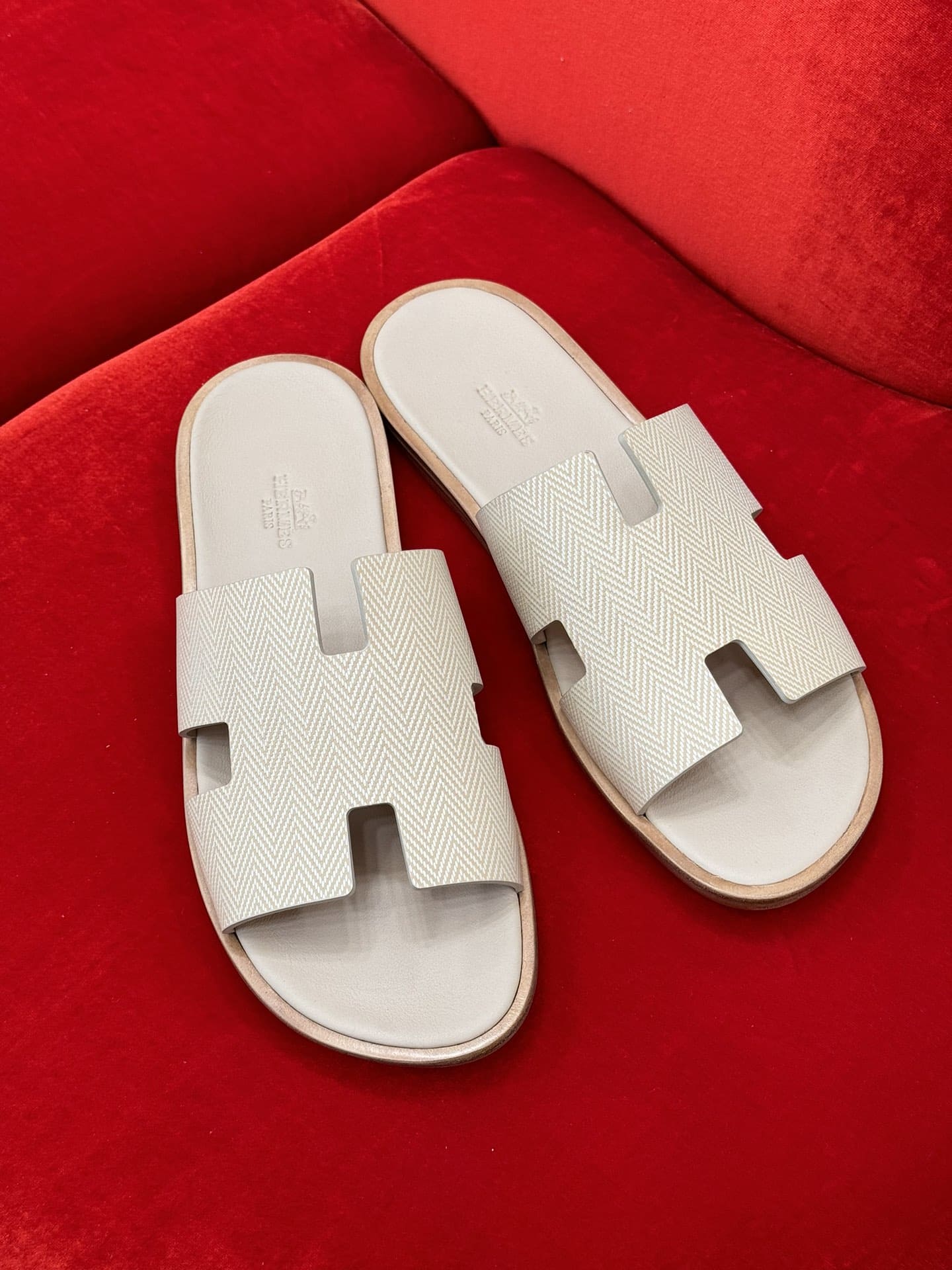 DÉP HERMES IZMIR BLACK H SANDAL AAA