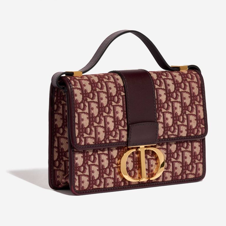 TÚI DIOR 30 Montaigne Oblique Jacquard Red