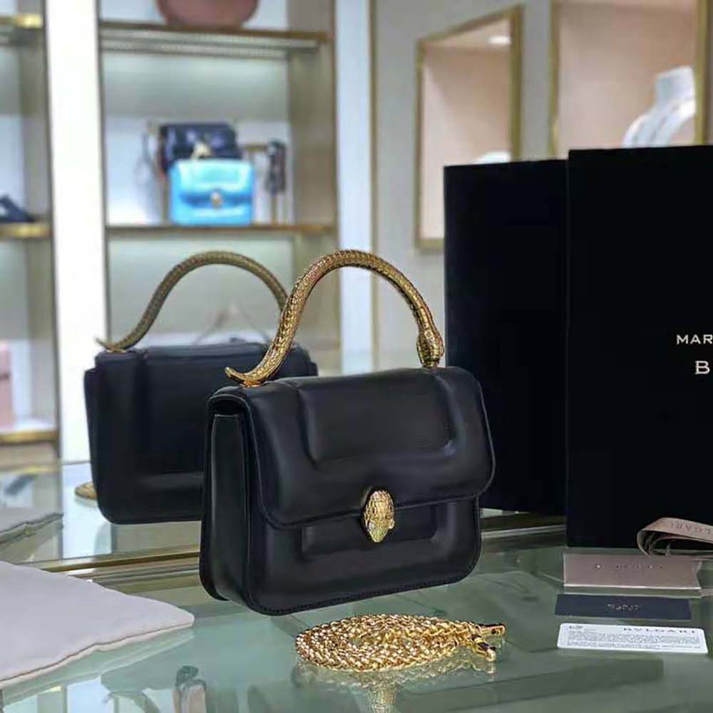 TÚI Bvlgari Women Mary Katrantzou X Bvlgari Top Handle-Black