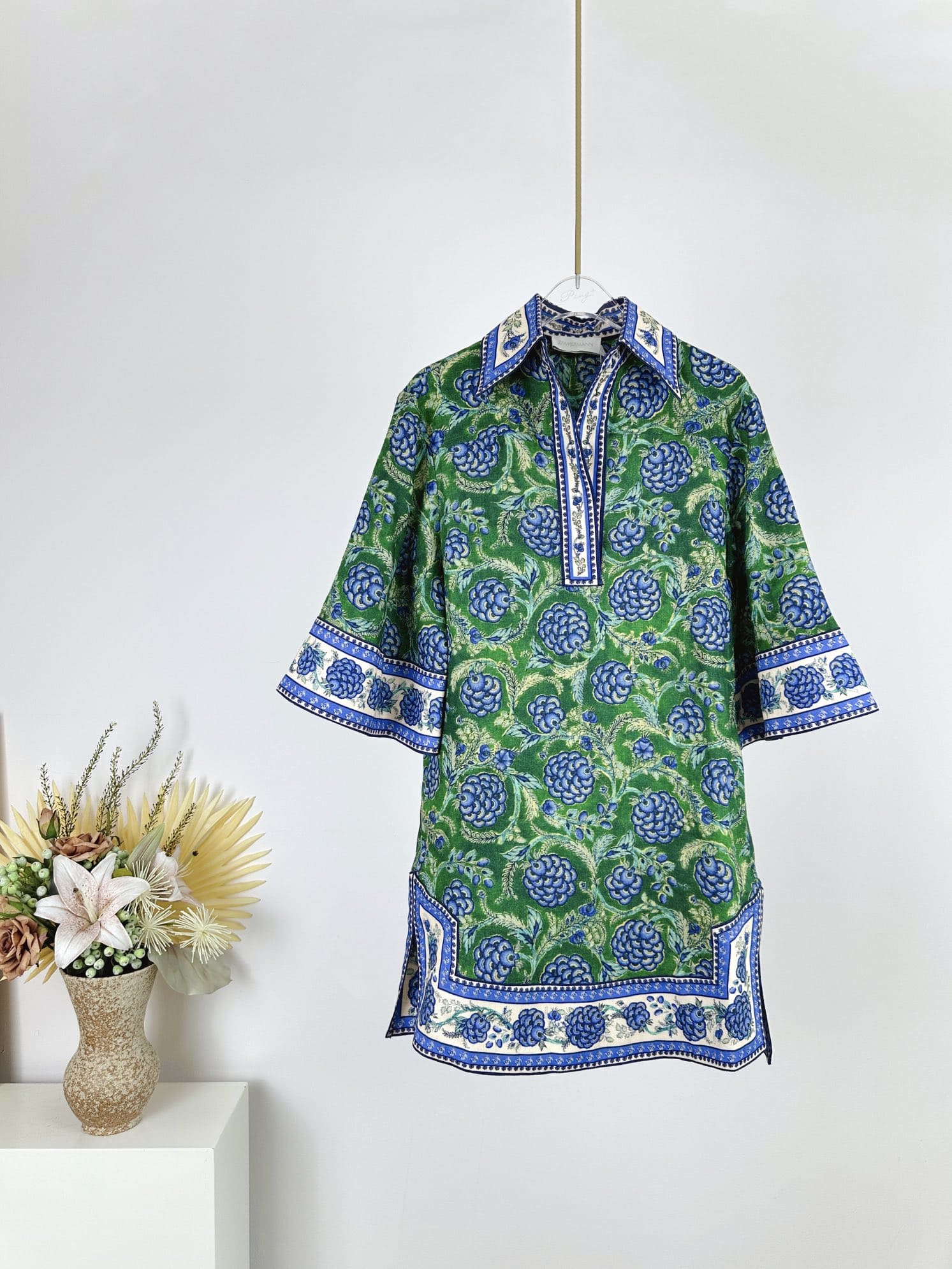 ÁO ZIMMERMANN Flower Vintage Dress High Classy
