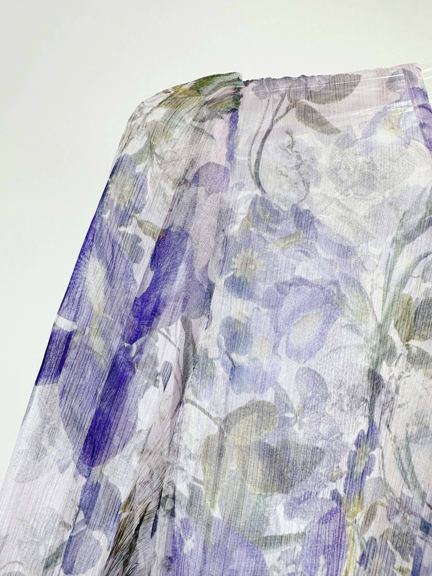 VÁY ZIMMERMANN Vintage Flower Purple Long Dress High Classy