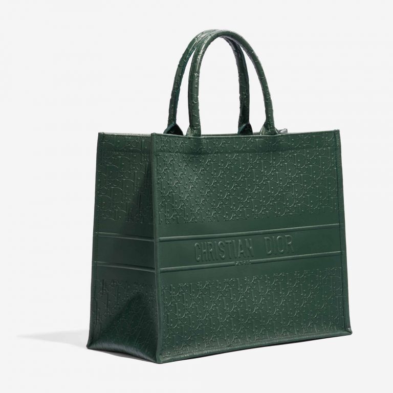 TÚI DIOR Book Tote Large Calf Green
