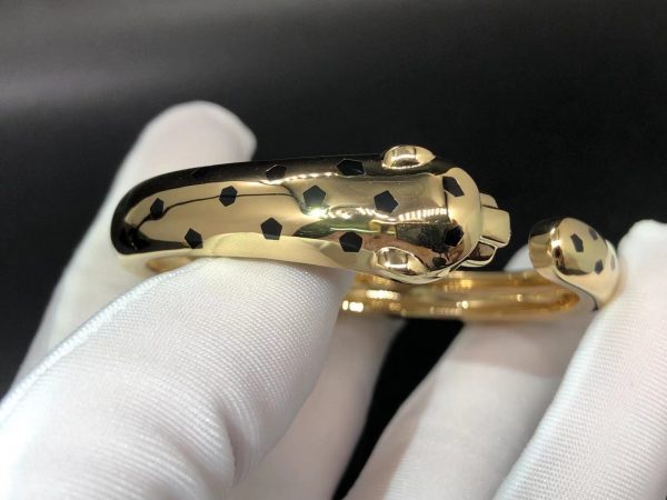 Vòng tay Cartier Panthere de Cartier Tsavorite Onyx Vàng hồng 18K