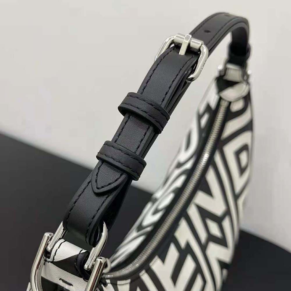 TÚI FENDI Women Fendigraphy Small Two-Tone Printed Leather Fendi Roma Capsule Bag