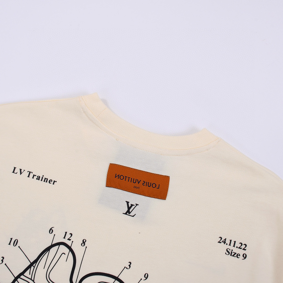 ÁO LOUIS VUITTON print cotton jersey T-shirt
