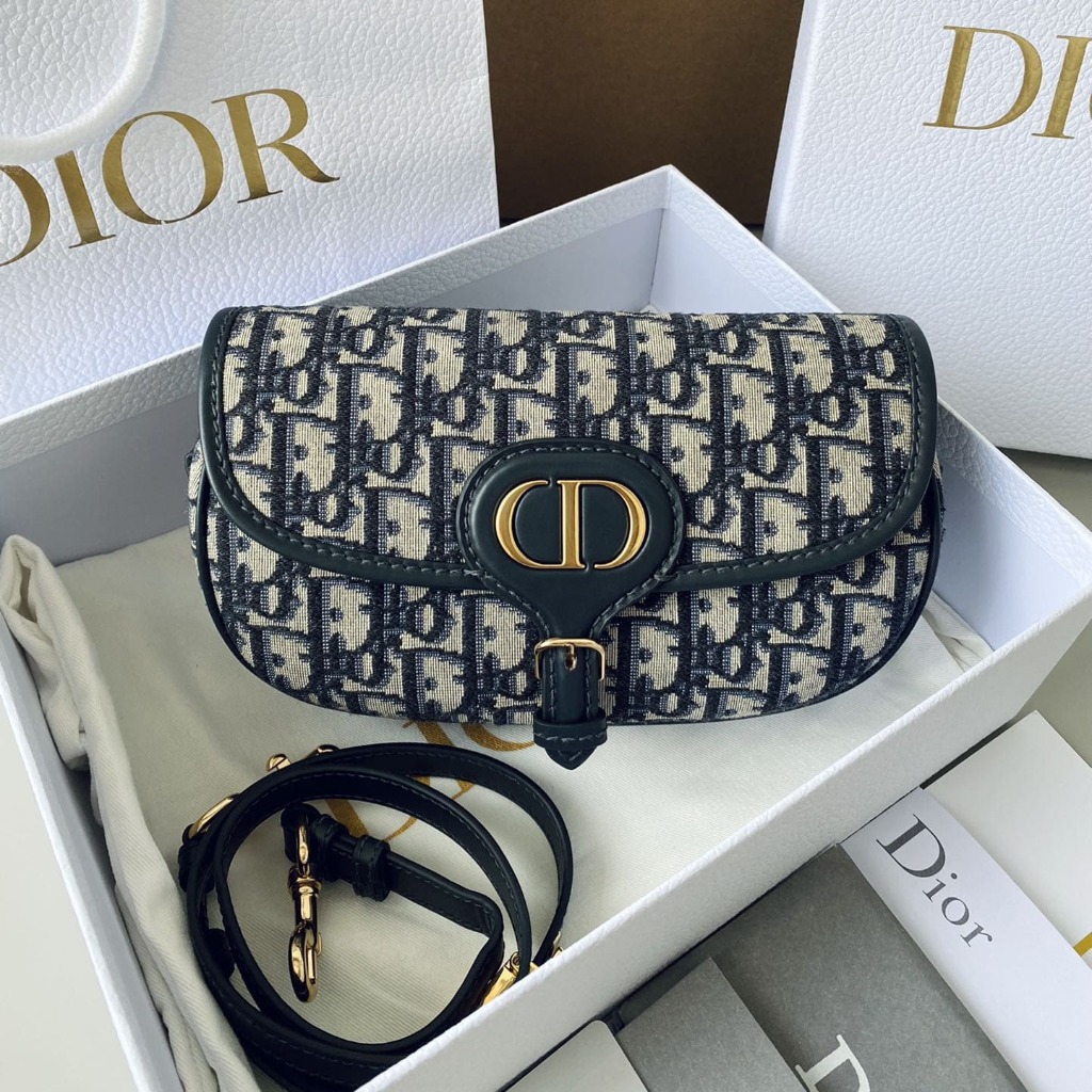 TÚI Dior Women Bobby East-West Bag Box Calfskin-Oblique Top Quality