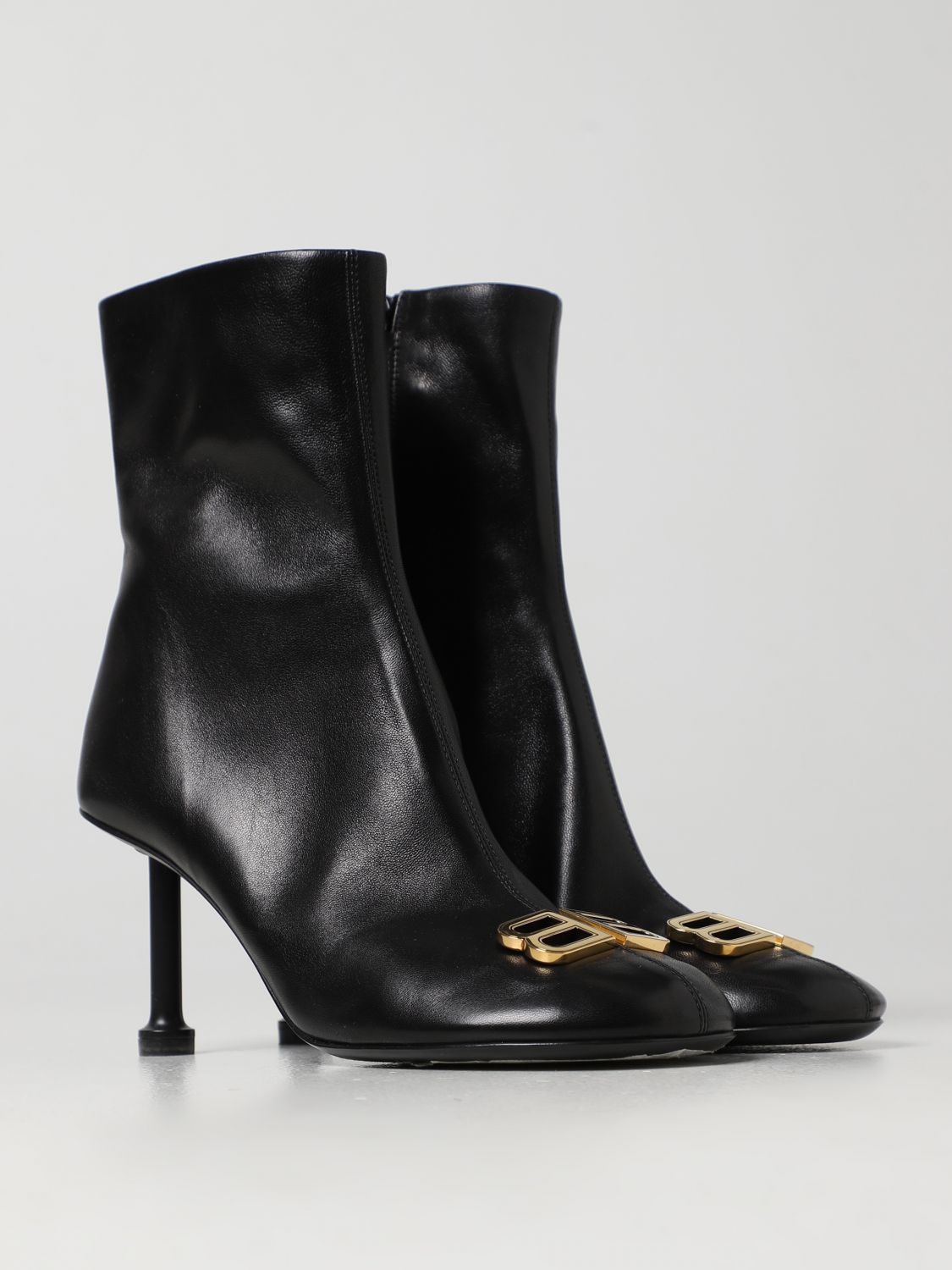 GIÀY BALENCIAGA Black heeled booties shoes