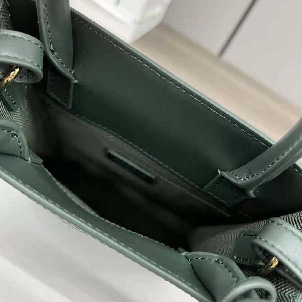 TÚI LOEWE Tote Standard A5 bằng da bê màu nâu đậm
