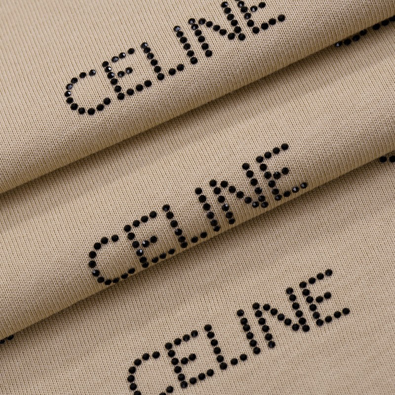 ÁO CELINE PARIS print cotton jersey T-shirt