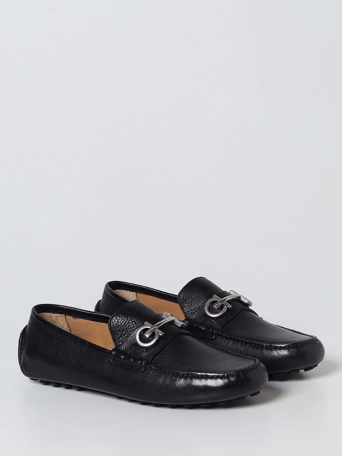 GIÀY SALVATORE FERRAGAMO Black Loafers