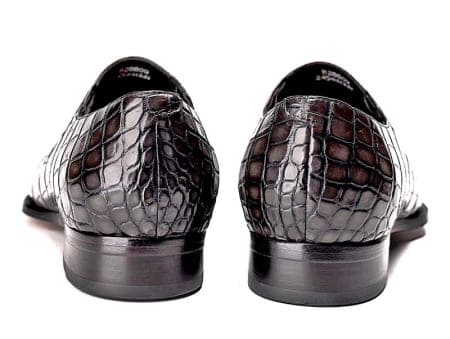 Giày lười nam Alligator Driving Toe Slip-on da cá sấu thủ công