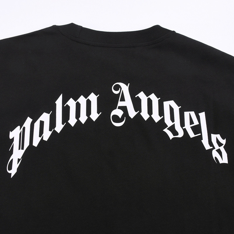 ÁO PALM ANGELS TEDDY LOGO T SHIRT BLACK