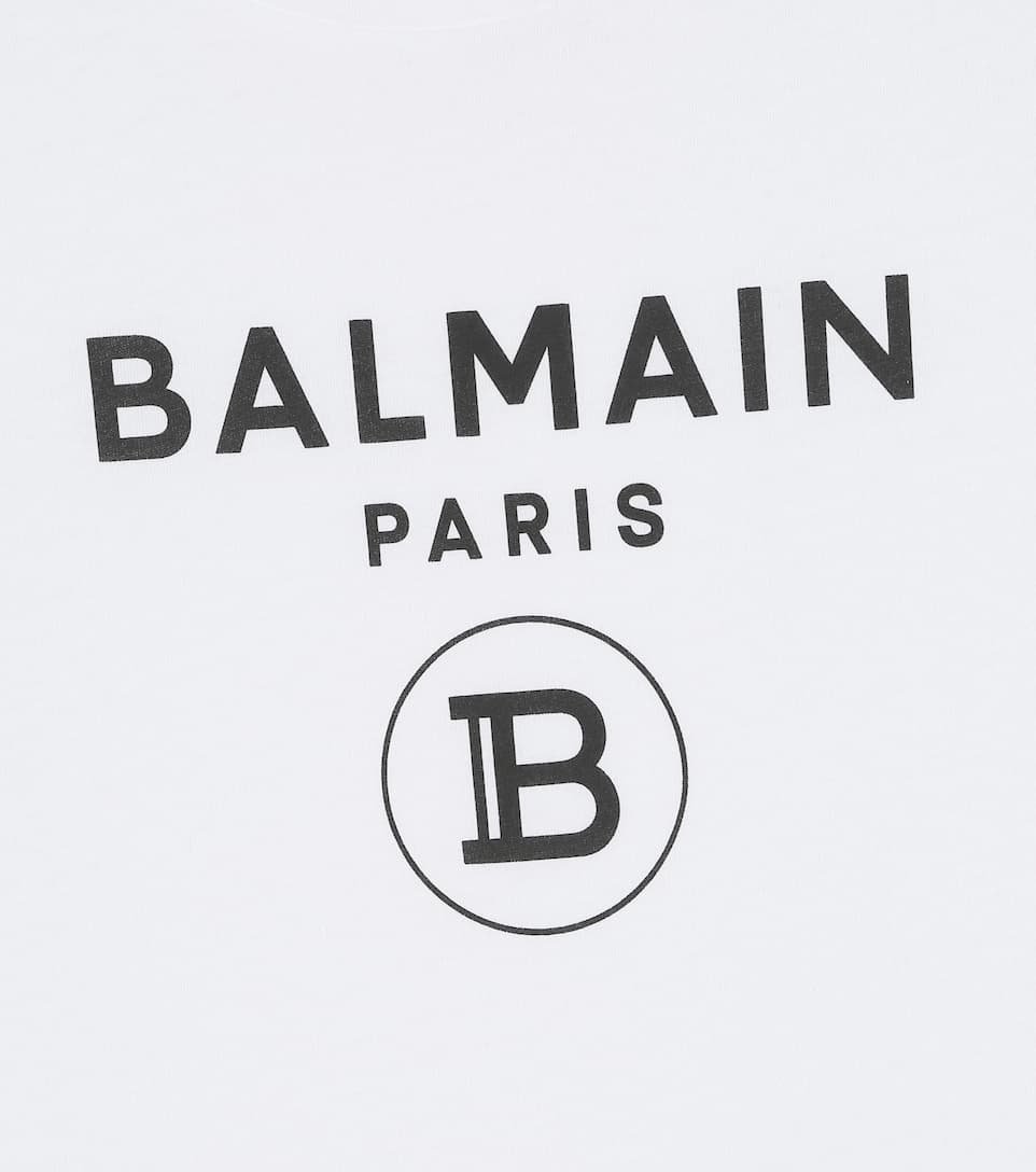 ÁO BALMAIN KIDS Logo cotton T-shirt 9 -16 years