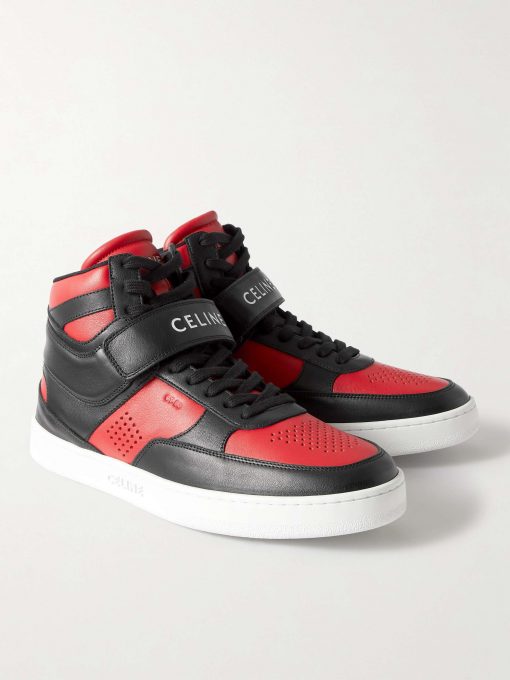 GIÀY CELINE HIGH TOP SNEAKER RED BLACK