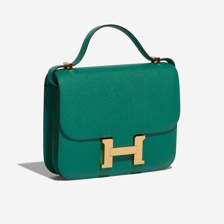 TÚI Hermès Constance 18 Espom Vert Jade Gold Buckle khóa vàng
