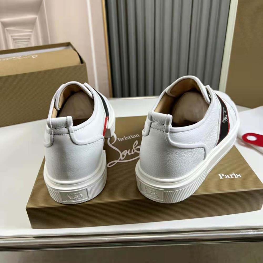 GIÀY CHRISTIAN LOUBOUTIN Men Adolescenza Sneakers-White TOP QUALITY SHOES AAA
