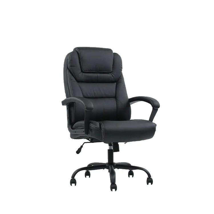 GHẾ VĂN PHÒNG LƯNG CAO DA ĐEN EQ5022