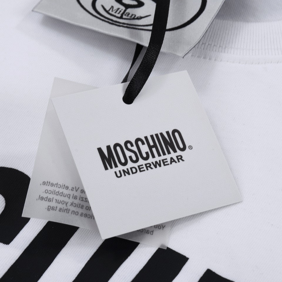 ÁO MOSCHINO print cotton jersey T-shirt