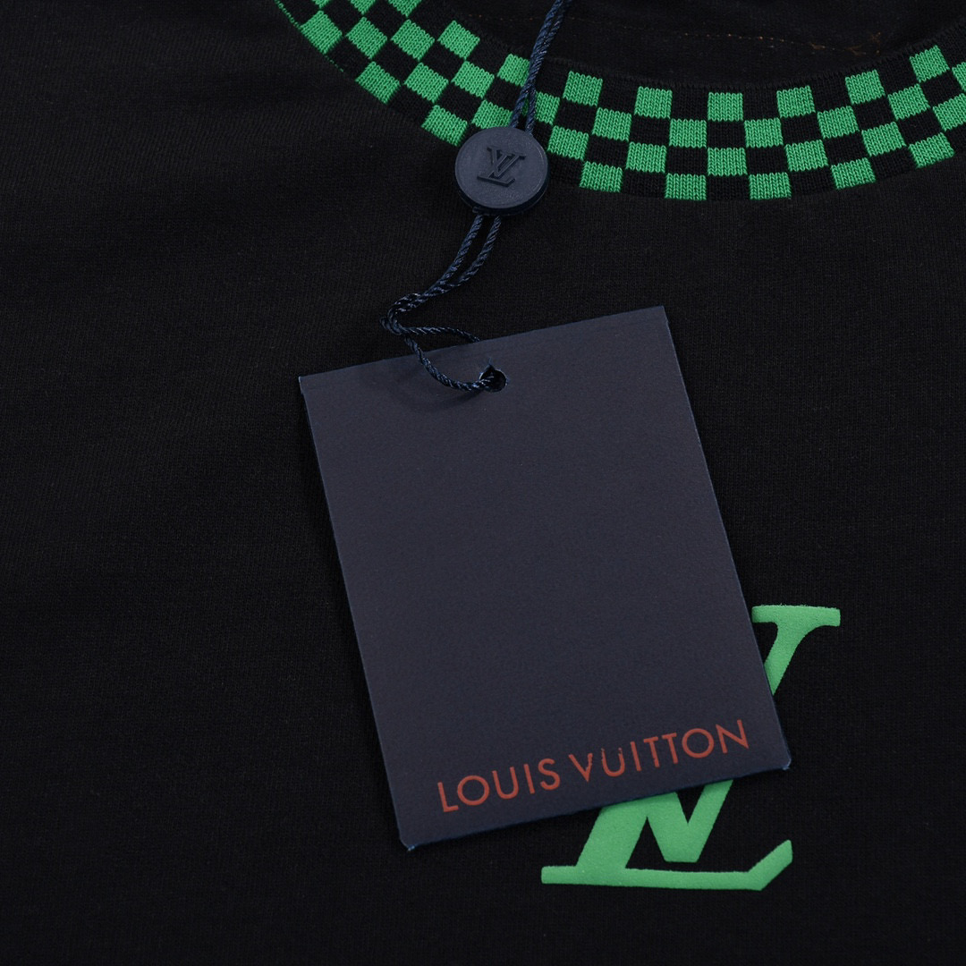 ÁO LOUIS VUITTON print cotton jersey T-shirt