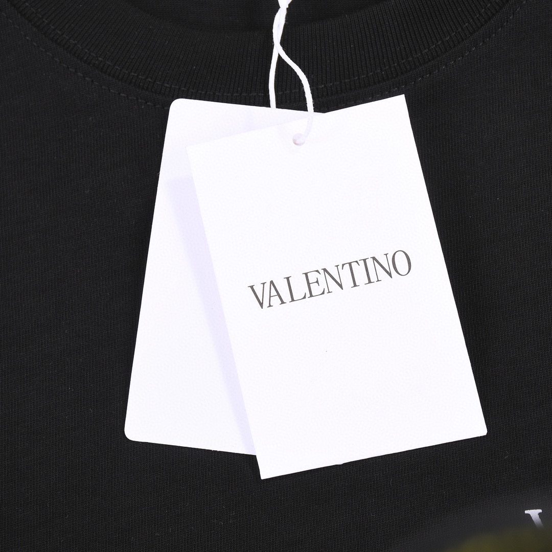 ÁO VALENTINO print cotton jersey T-shirt