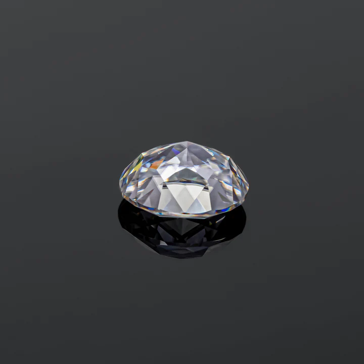KIM CƯƠNG Oval Hybrid Cut Natural White Loose Moissanite Stone