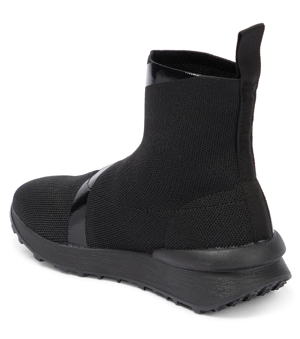 GIÀY BALMAIN KIDS Logo-printed sock boots