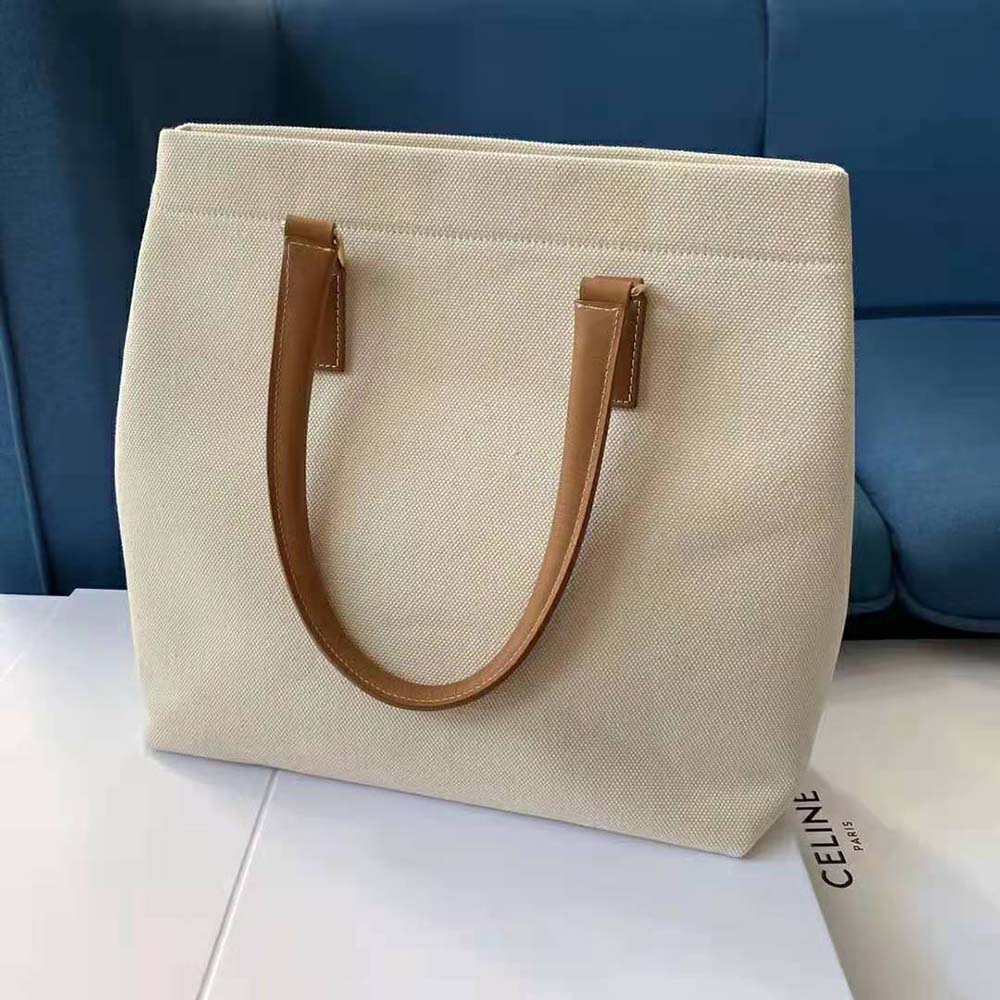 TÚI Celine Women Horizontal Cabas Celine in Canvas with Celine Print and Calfskin