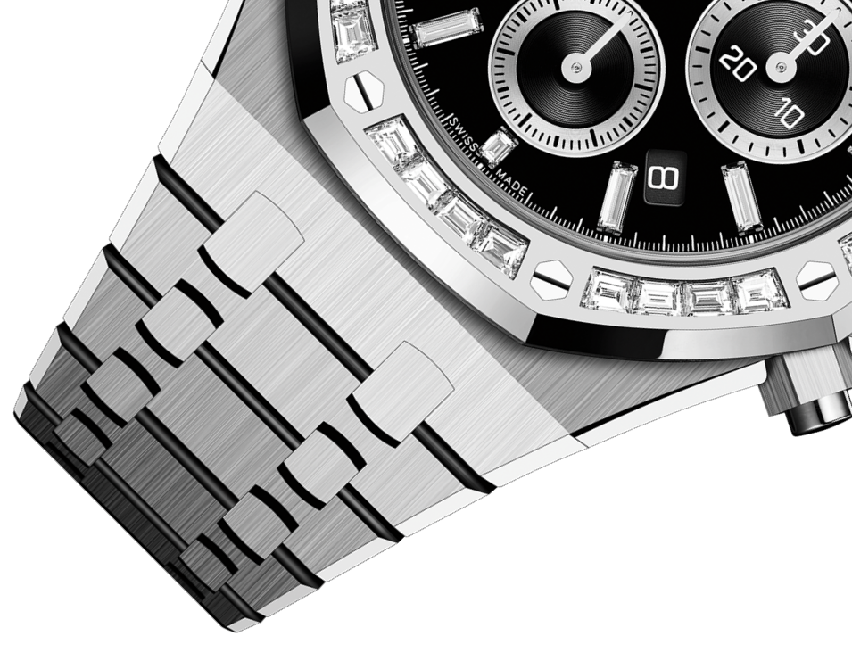 Đồng hồ Ademars Piguet Royal Oak Selfwinding Chronograph mặt số màu xanh đen