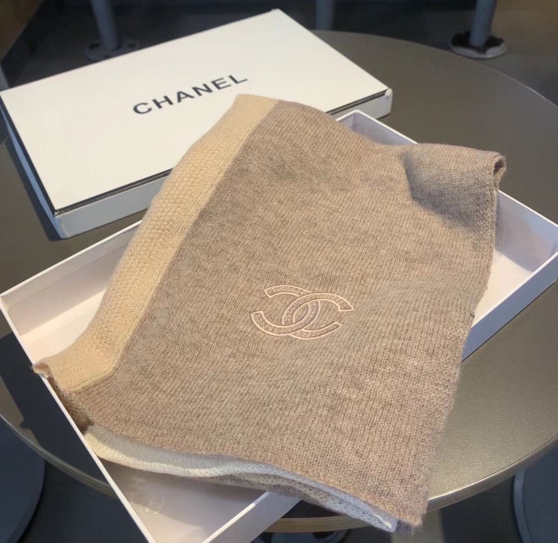 KHĂN CHANEL ORIGINAL CASHMERE scarf