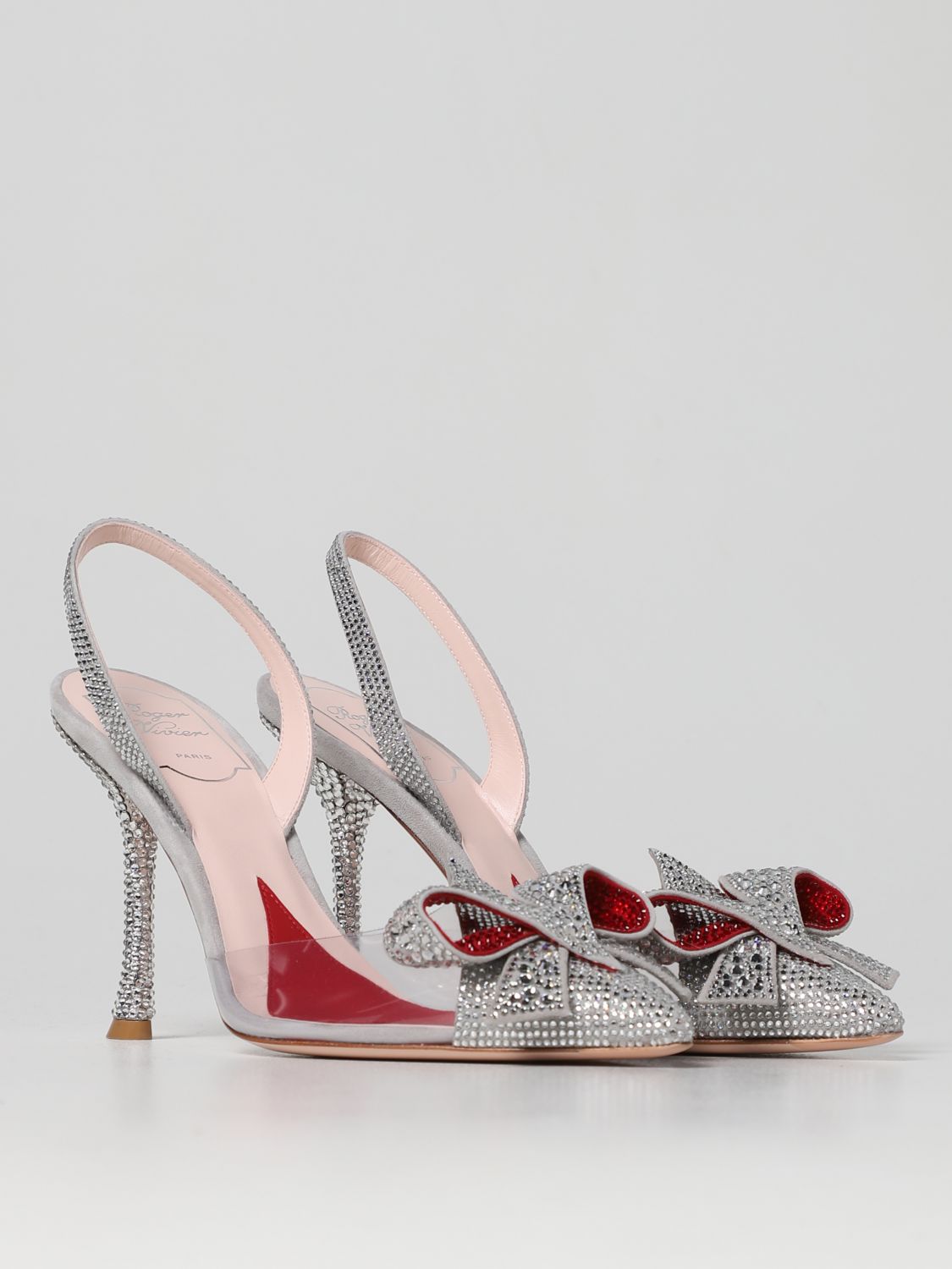 GIÀY ROGER VIVIER Silver high heel shoes