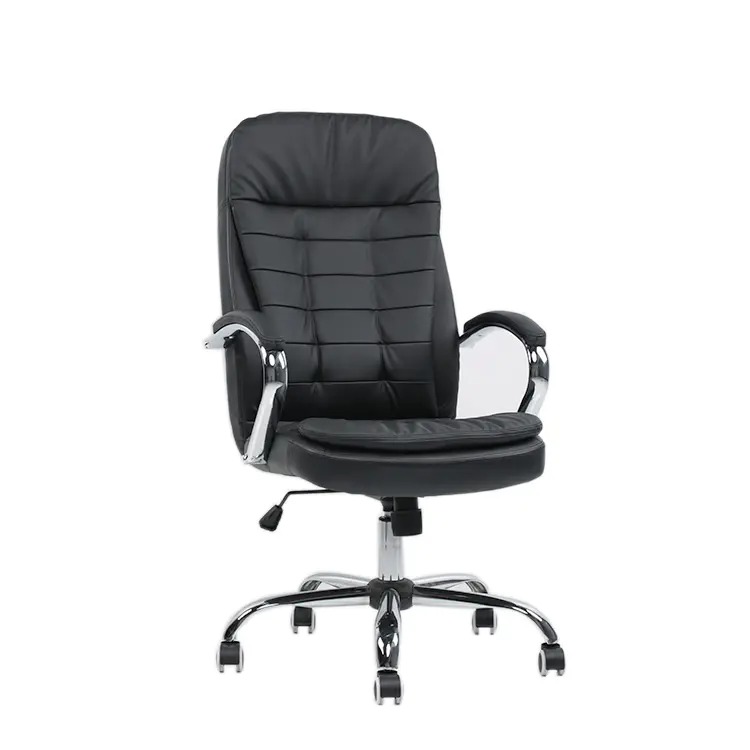 GHẾ VĂN PHÒNG LƯNG CAO DA ĐEN EQ5015H