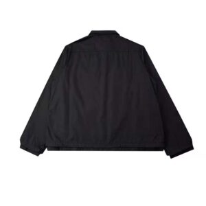 ÁO Dior Men Zipped Blouson Black Technical Cotton Ripstop
