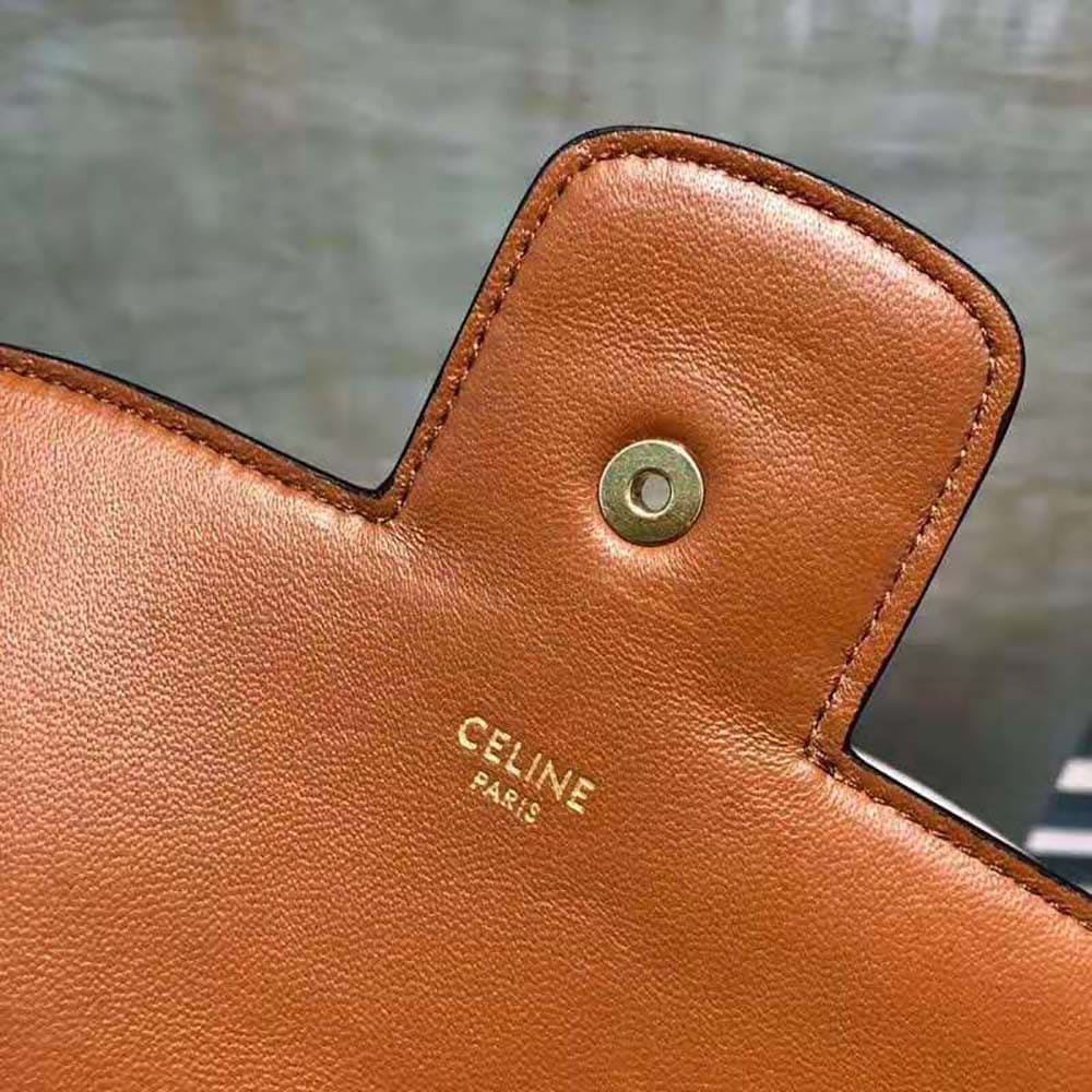 TÚI Celine Women Medium Folco Bag in Triomphe Canvas