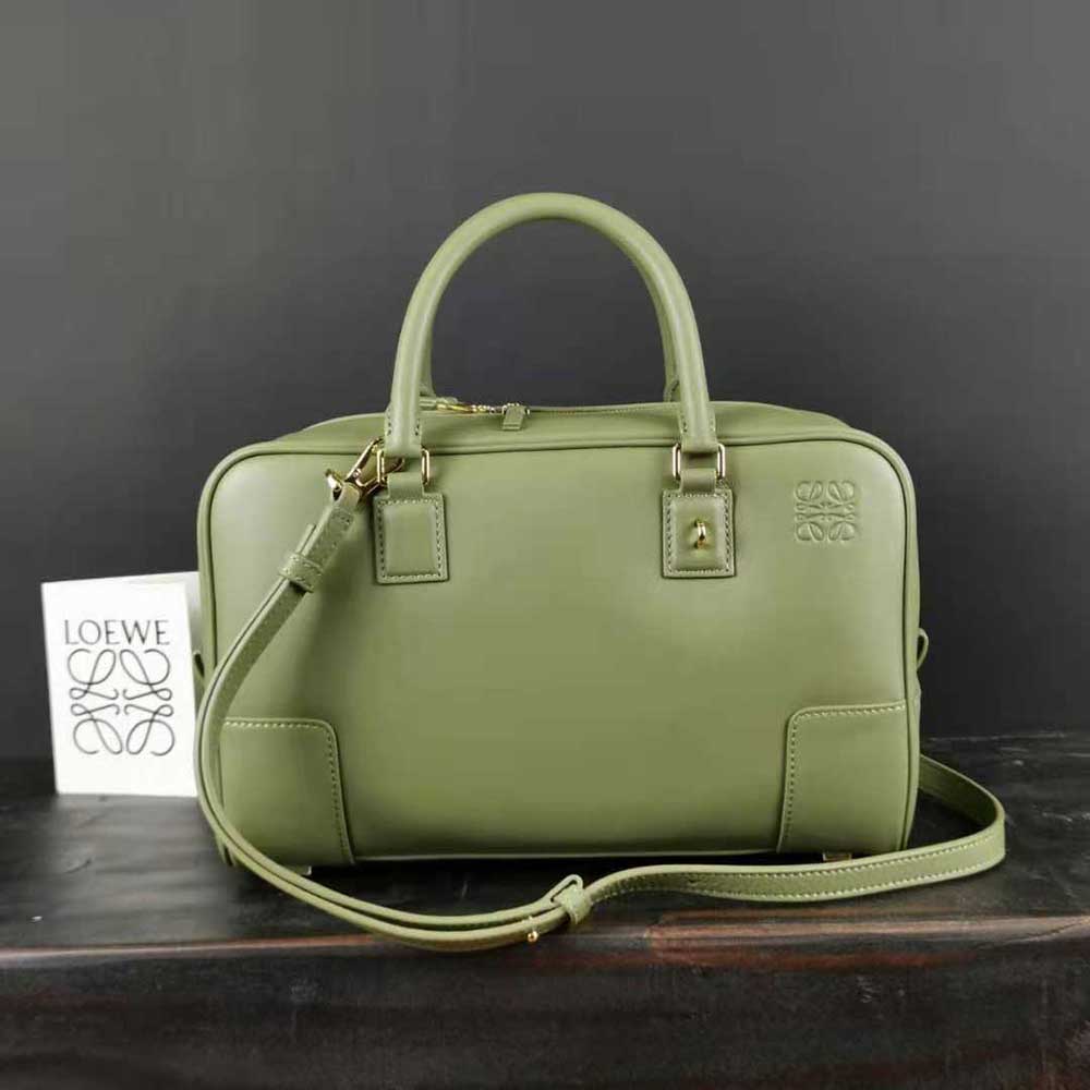 TÚI Loewe Women Amazona 28 Bag in Nappa Calfskin-Green